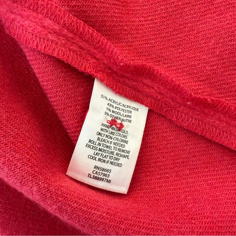 Leith - Single Button Belted Salmon Barbiecoro Oversized Jacket size small - Picture 11 of 13